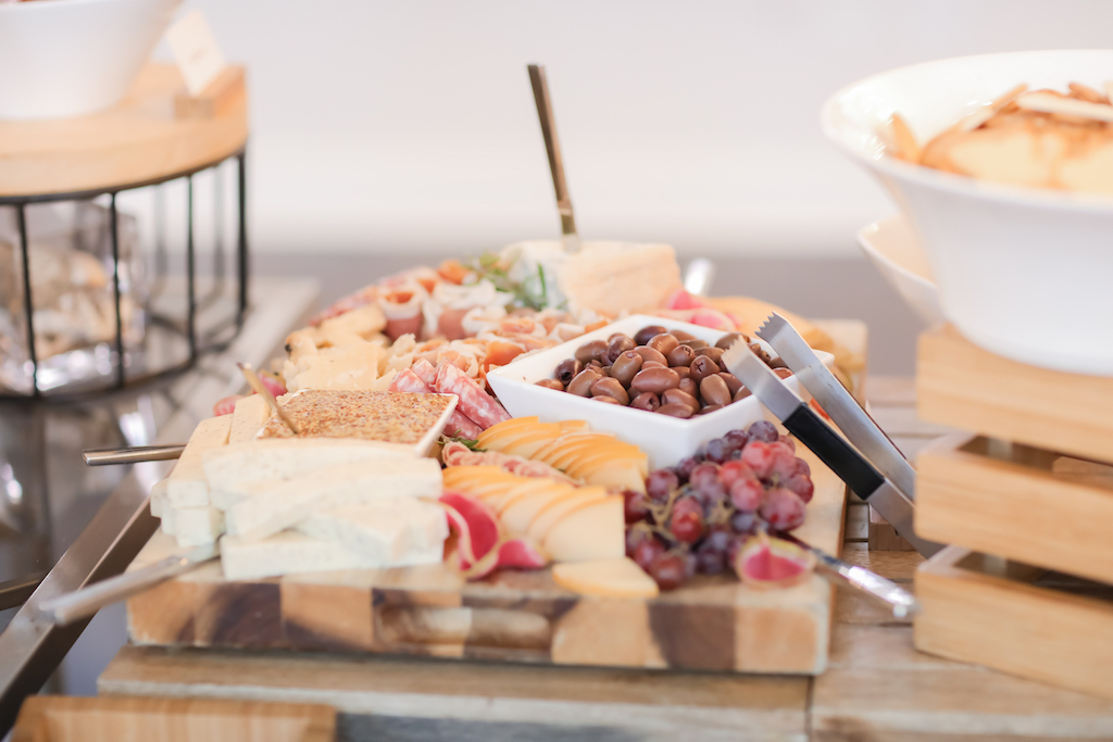 Charcuterie Meat and Cheese Buffet Station | St. Petersburg Photographer Lifelong Photography Studios | Before 5 Networking Event