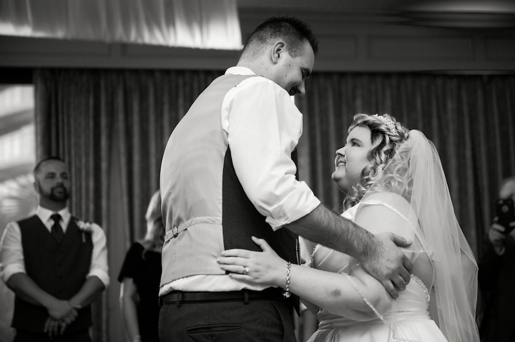 Bride and Groom Ballroom First Dance Wedding Portrait | Tampa Bay Photographer Andi Diamond Photography