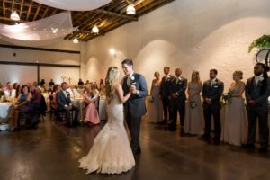 Wedding Reception Bride and Groom First Dance Portrait | Tampa Bay Photographer Andi Diamond Photography | Lakeland Venue Haus 820 | DJ Grant Hemond and Associates