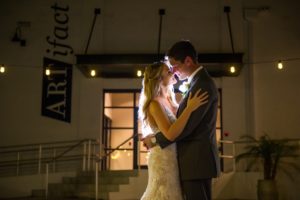 Bride and Groom Nighttime Wedding Portrait | Tampa Bay Photographer Andi Diamond Photography