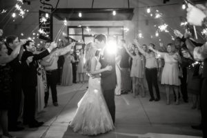 Bride and Groom Reception Sparkler Exit | Tampa Bay Photographer Andi Diamond Photography