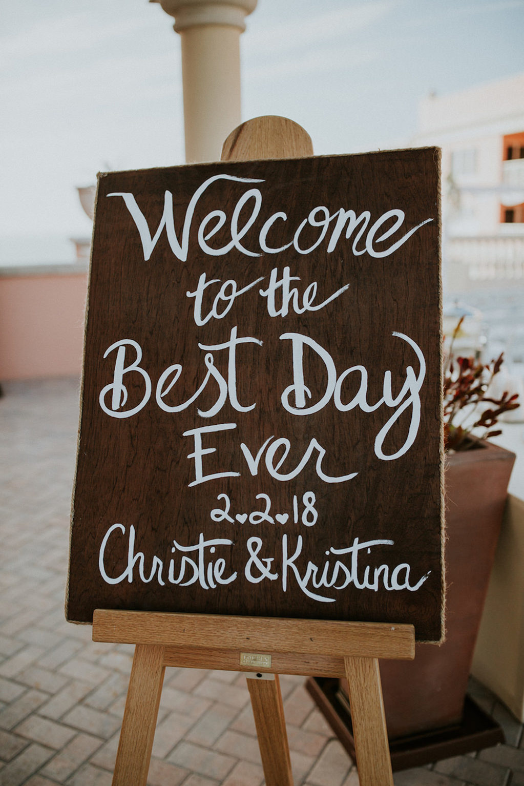 Gray And Light Pink Waterfront Rooftop Wedding | Hyatt Regency ...