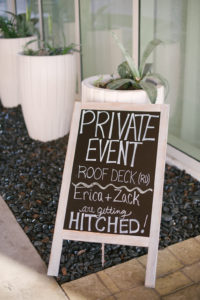 Wedding Ceremony Custom Chalkboard Sign