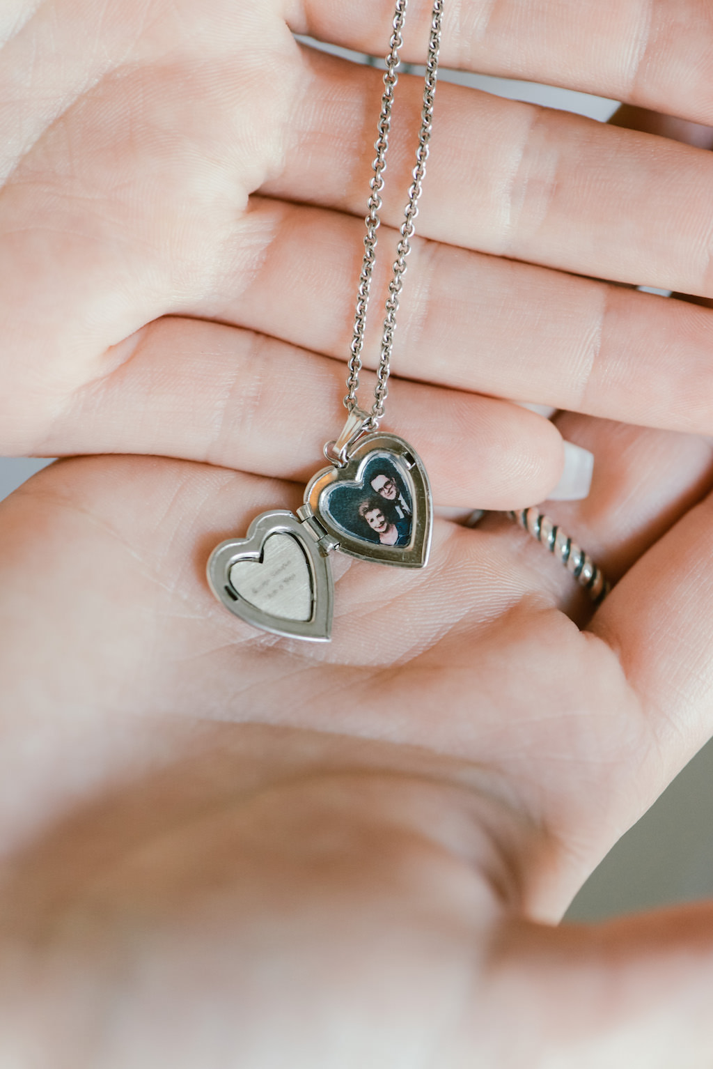 Silver Heart Locket Locket Personalized with Engraving and Picture