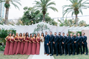 7 bridesmaids 7 groomsmen