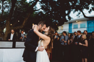 Bride and Groom First Dance Wedding Reception Portrait | Tampa Bay DJ Grant Hemond and Associates
