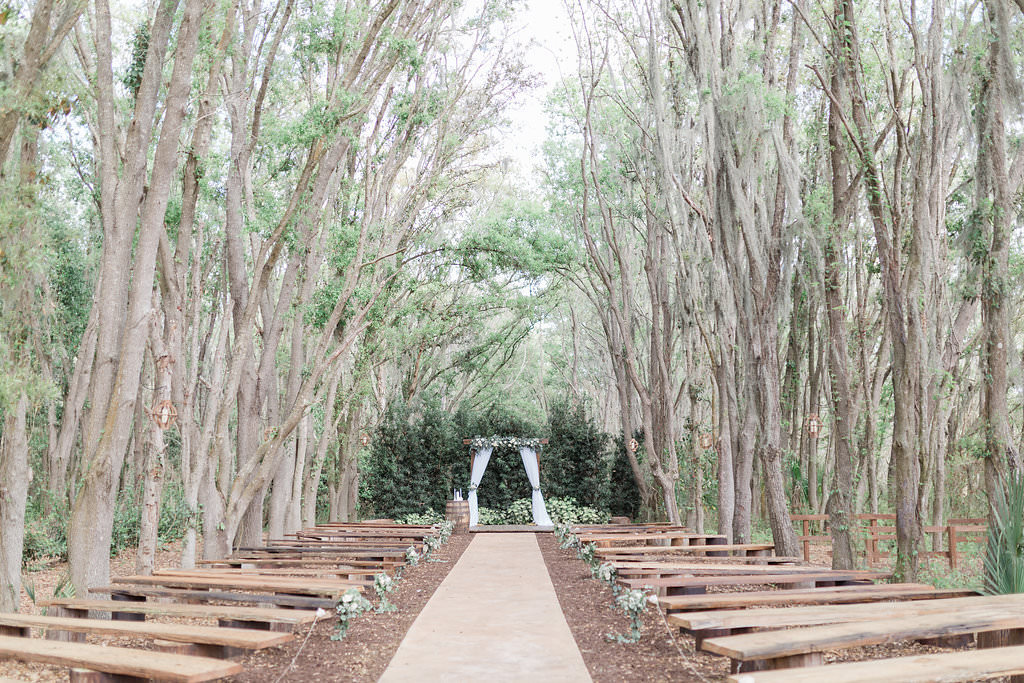 Enchanted Outdoor Greenery Wedding