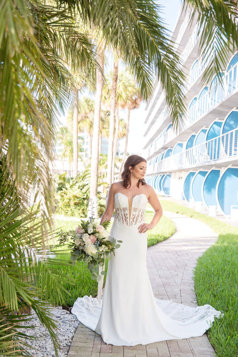 Dusty Blue And Greenery Inspired Coastal Waterfront Tampa Wedding | The ...