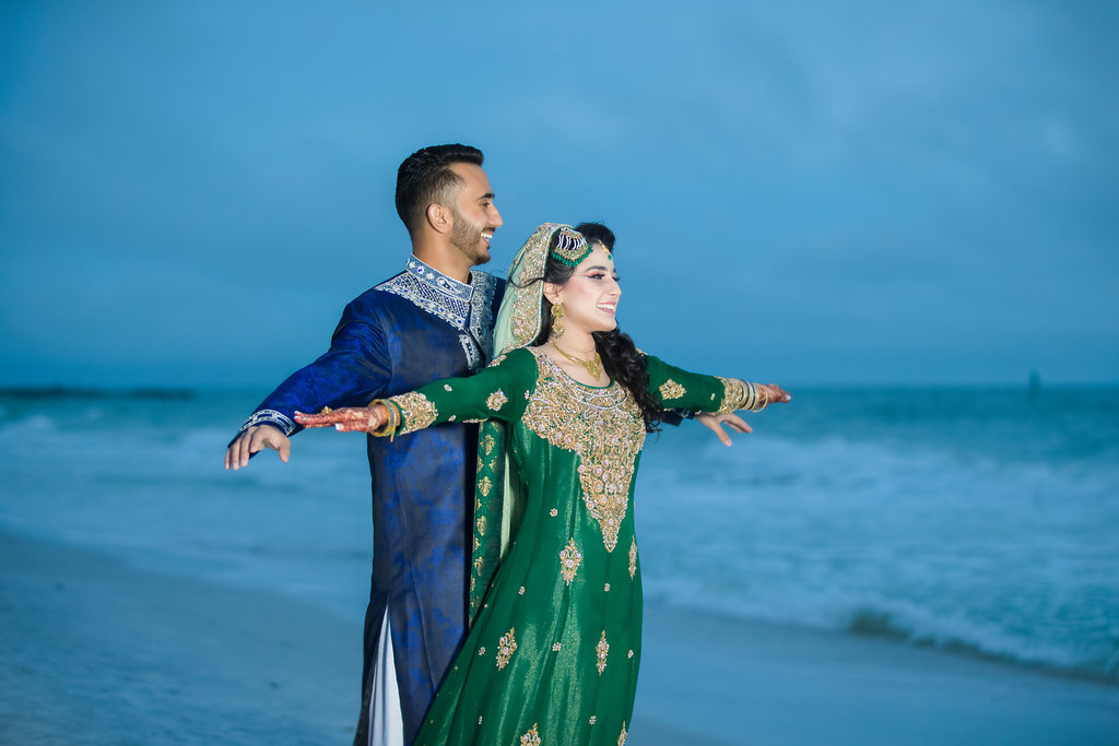 pakistani bride and groom romantic