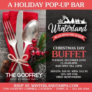Christmas Day Dinner at The Godfrey Hotel and Cabanas
