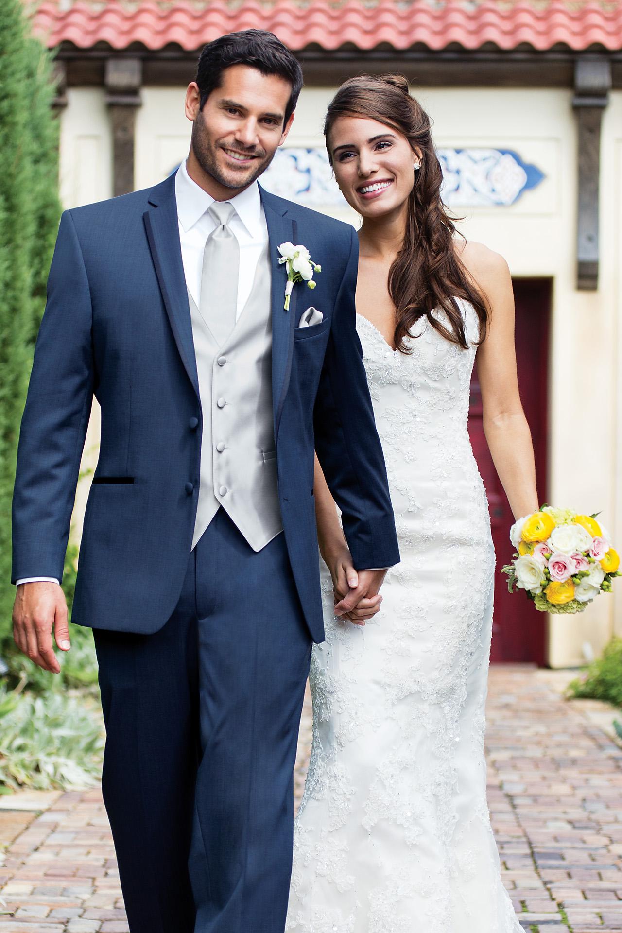 wedding tuxedo slate blue aspen 382 Jims Formalwear