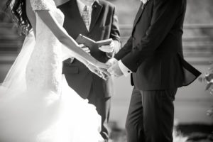 Bride and Groom Wedding Ceremony Portrait | Tampa Bay Wedding Photographer Andi Diamond Photography