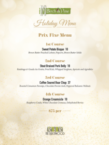 Christmas Dinner 2018 in Downtown St. Pete at The Birchwood