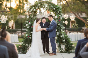 Florida Bride and Groom Exchanging Vows Wedding Ceremony Portrait | Tampa Bay Wedding Planner NK Weddings