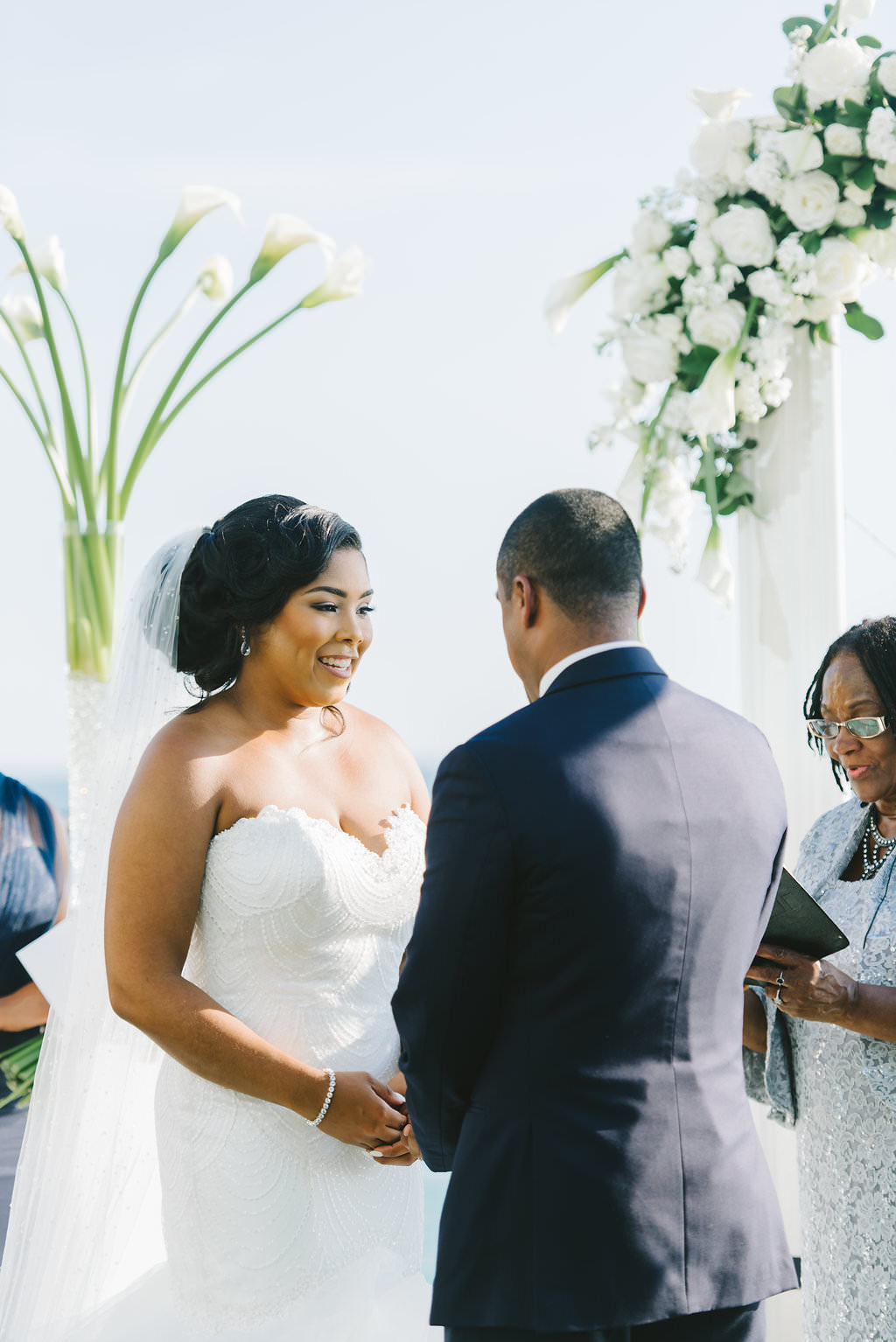 Florida Bride and Groom Wedding Ceremony Portrait | Tampa Bay Wedding Photographer Kera Photography