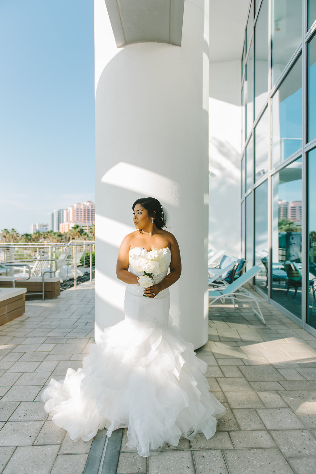 Florida Bride Outdoor Wedding Portrait | Tampa Bay Wedding Photographer Kera Photography