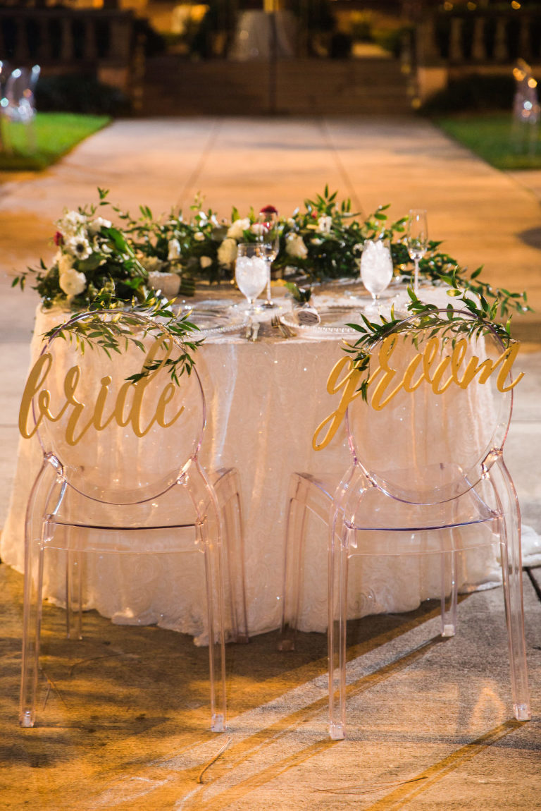 White and Greenery Inspired Sarasota Garden Wedding | The Ringling Museum