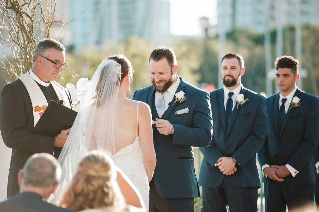 Outdoor Lawn Florida Wedding Ceremony | Historic Downtown St. Pete Vinoy Renaissance