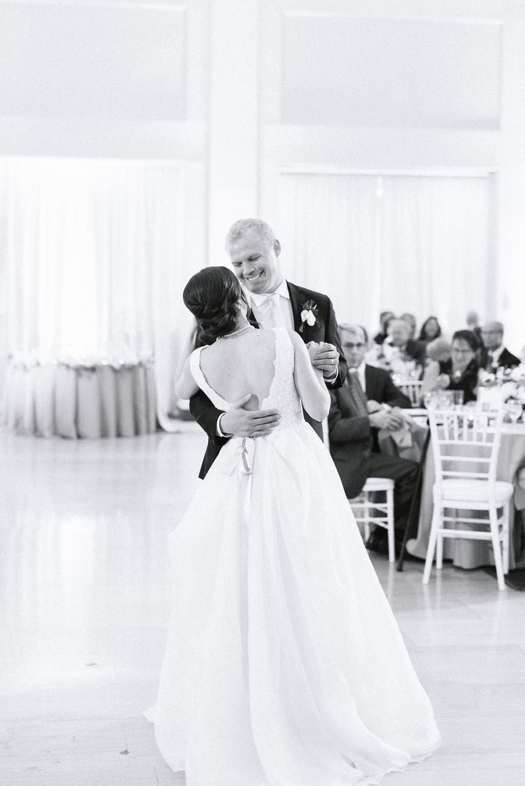 Florida Bride and Groom First Dance as Husband and Wife, Wedding Reception Portrait