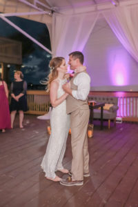 Florida Bride and Groom First Dance Wedding Portrait | Tampa Bay Wedding Photographer Lifelong Photography Studios | Clearwater Beach Hotel Wedding Venue Hilton Clearwater Beach