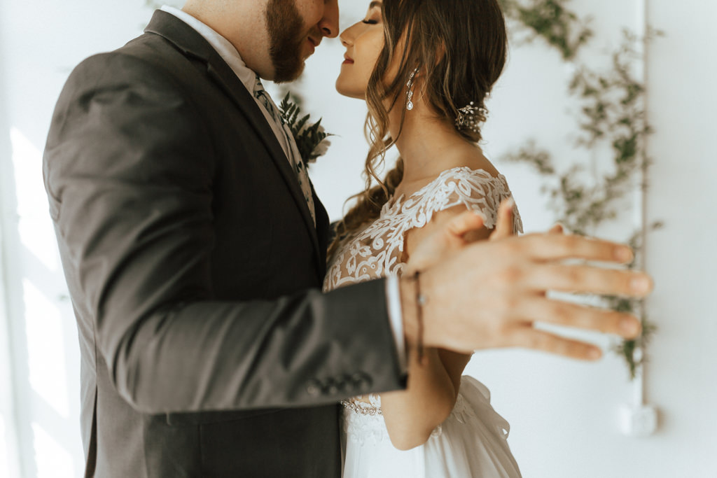 Tampa Bay Bride and Groom Wedding Portrait | Lakeland Wedding Venue HAUS 820