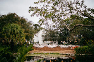 Outdoor Garden Wedding Reception Portrait | Sarasota Wedding Venue Marie Selby Botanical Gardens | Tampa Bay Wedding Planner NK Productions