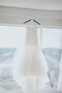Strapless Sweetheart Fitted Lace Bodice and Tulle Flowy Ballgown Maggie Sottero Wedding Dress