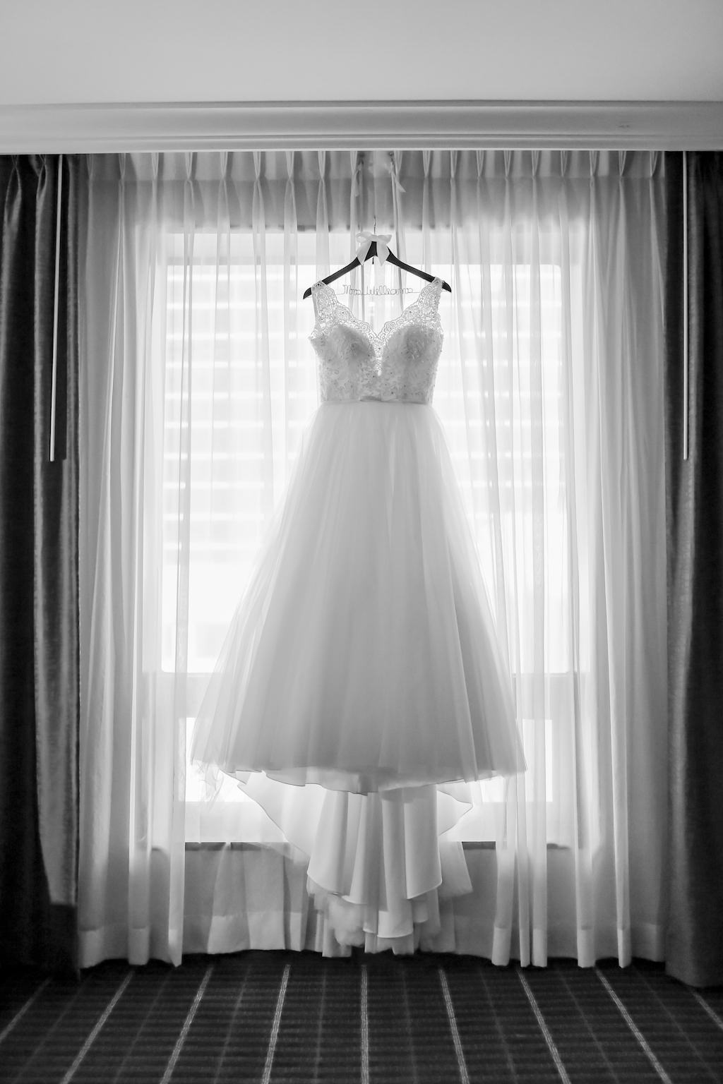 Lace and Illusion Bodice with Straps and Ballgown Skirt Wedding Dress | Tampa Bay Wedding Photographer Lifelong Photography Studio