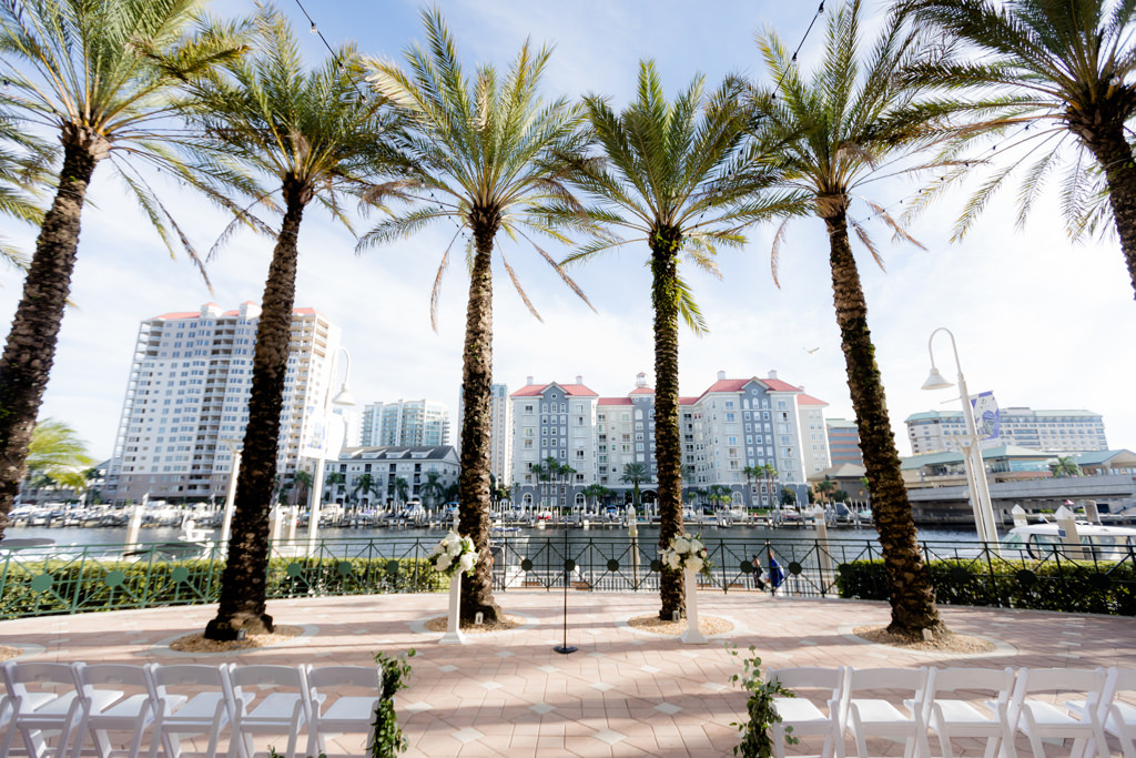 Waterfront Wedding Ceremony Venue Tampa Marriott Water Street | Wedding Planner Special Moments Event Planning