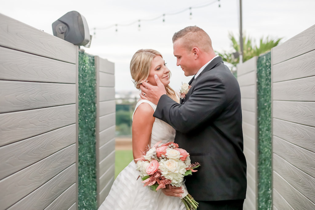St. Pete Beach Bride and Groom Intimate Wedding Portrait | Tampa Bay Wedding Photographer Lifelong Photography Studios