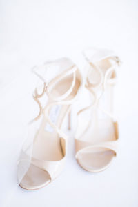 Off-White Ivory Strappy Open Toe Wedding Shoes