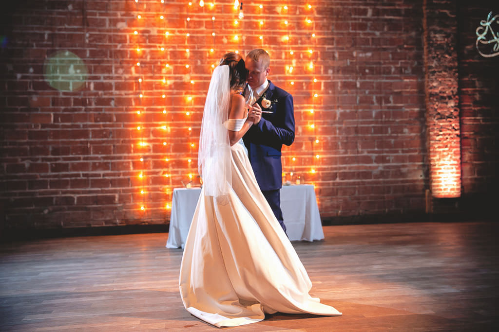 Florida Bride and Groom First Dance | Historic Downtown St. Pete Wedding Venue NOVA 535