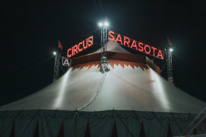 Circus Sarasota under the Big Top Wedding Venue Sign