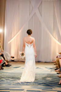 Boho Inspired, Low Back Lace Illusion Wedding Dress | Designer Matthew Christopher | Truly Forever Bridal | The Ritz Carlton Sarasota | Planner NK Weddings