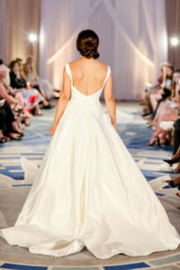 Clean, White, Ball Gown Style Wedding Dress, Open-Back | Designer Matthew Christopher | Truly Forever Bridal | The Ritz Carlton Sarasota | Planner NK Weddings