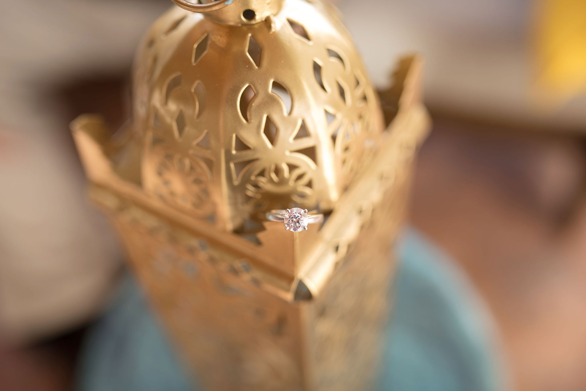 Round Solitaire Bride Engagement Ring | Tampa Bay Kristen Marie Photography