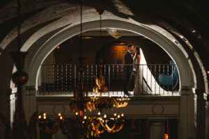 Florida Bride and Groom Wedding Portrait | Luxurious Downtown St. Pete Hotel Wedding Venue The Vinoy Renaissance