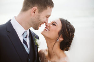 Clearwater Beach Bride and Groom Beachfront Intimate Wedding Portrait | Planner Parties A'la Carte