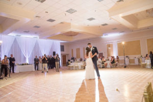 Classic Ballroom Wedding Reception First Dance Portrait | Tampa Bay Wedding Photographer Kristen Marie Photography | Tampa Bay Wedding DJ Grant Hemond and Associates | Innisbrook Golf & Spa Resort Wedding Venue