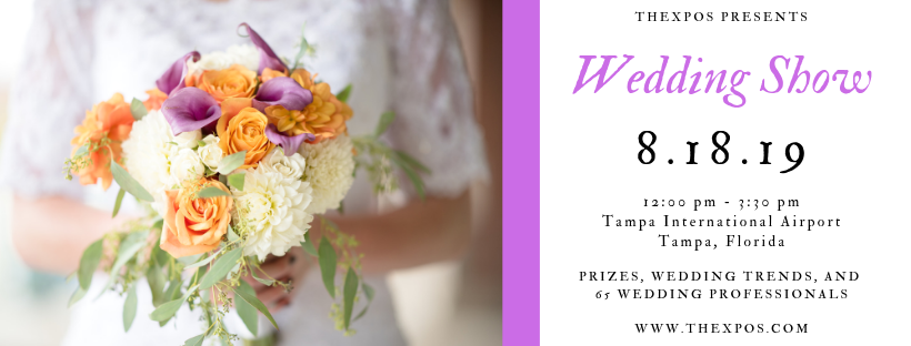 TheXpos August 2019 Tampa Bridal Show at the Tampa International Airport
