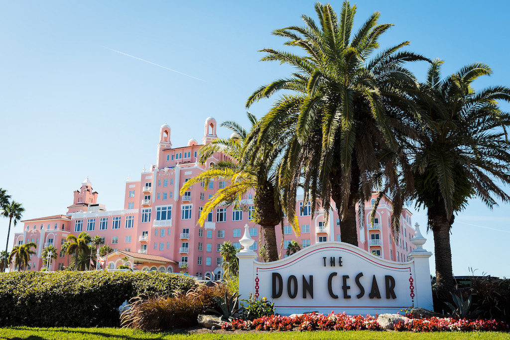 The Pink Palace, Historic Beachfront Florida Wedding Venue The Don CeSar in St. Pete Beach
