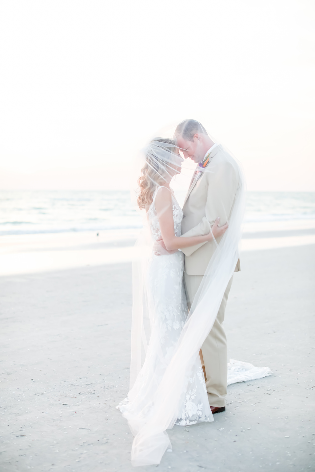Florida Bride and Groom Wedding Portrait | St. Pete Beach Wedding Venue Hotel Zamora | Tampa Bay Wedding Photographer Lifelong Photography Studios