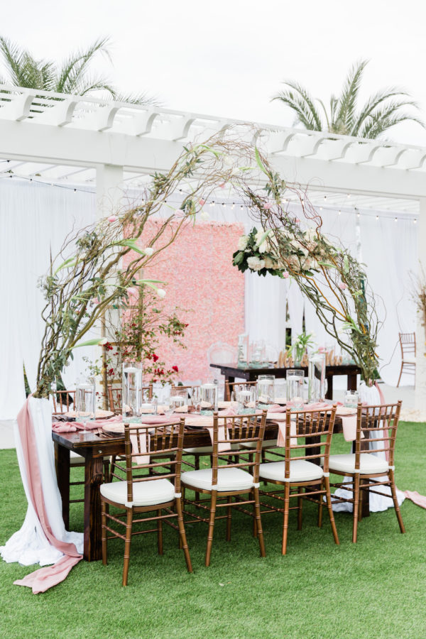 Luxurious Pink And Green Garden Ceremony & Reception Belleview Inn