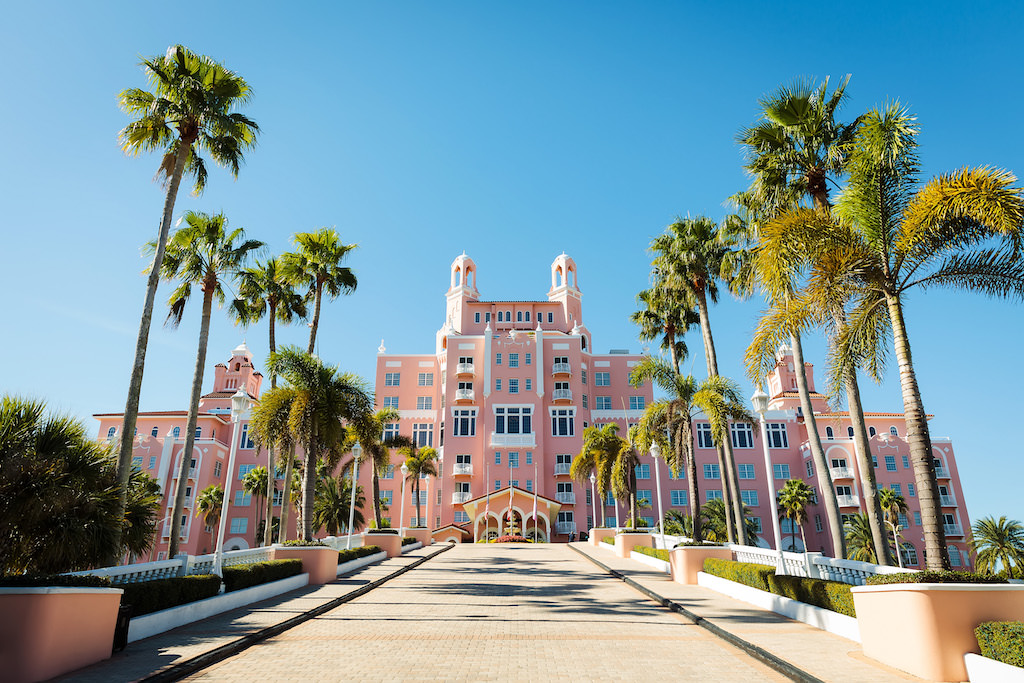 The Pink Palace, Historic Beachfront Florida Wedding Venue The Don CeSar in St. Pete Beach