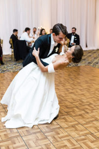 Classic Tampa Bride and Groom, First Dance, Elegant Ballroom Reception