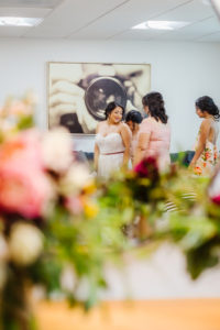 St. Pete Bride Getting Ready Wedding Portrait