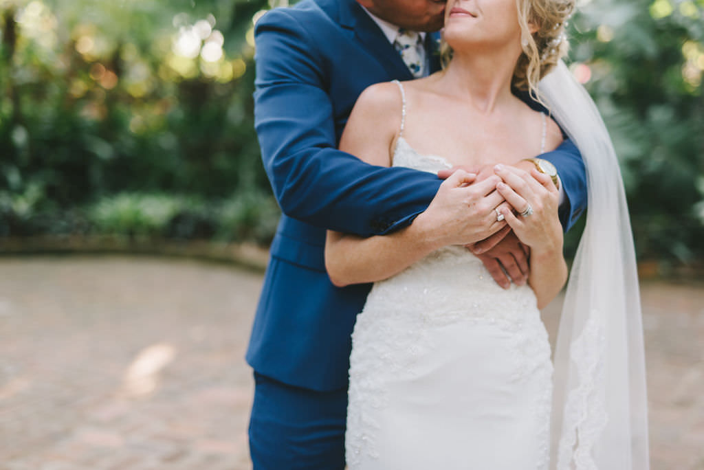 Romantic St. Petersburg Bride and Groom Wedding Portrait | Tampa Bay Wedding Photographer Kera Photography | Wedding Dress Shop Truly Forever Bridal