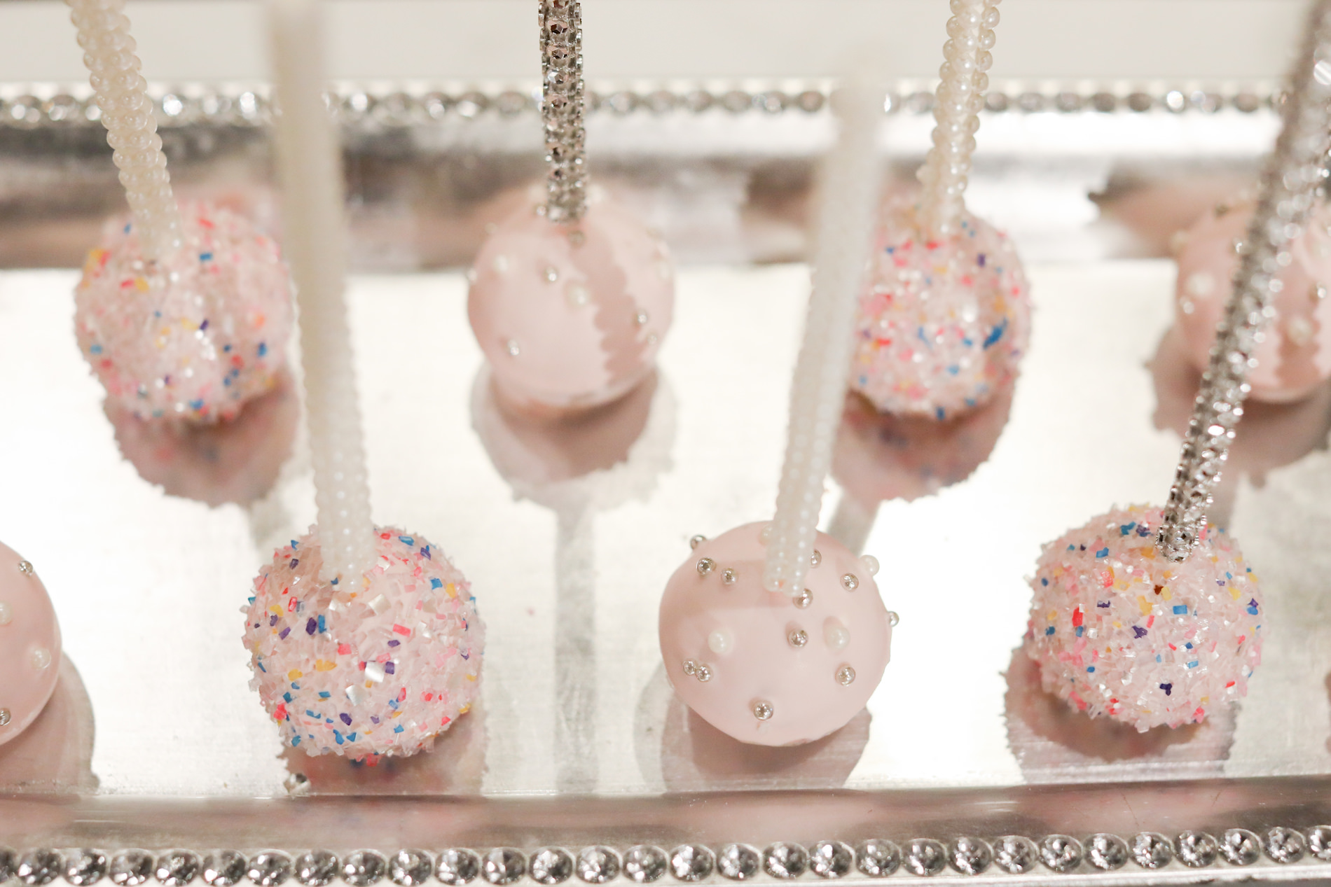 Pop Goes the Party Wedding Dessert and Cake Pops with Sugar Sprinkles | Lifelong Photography Studio