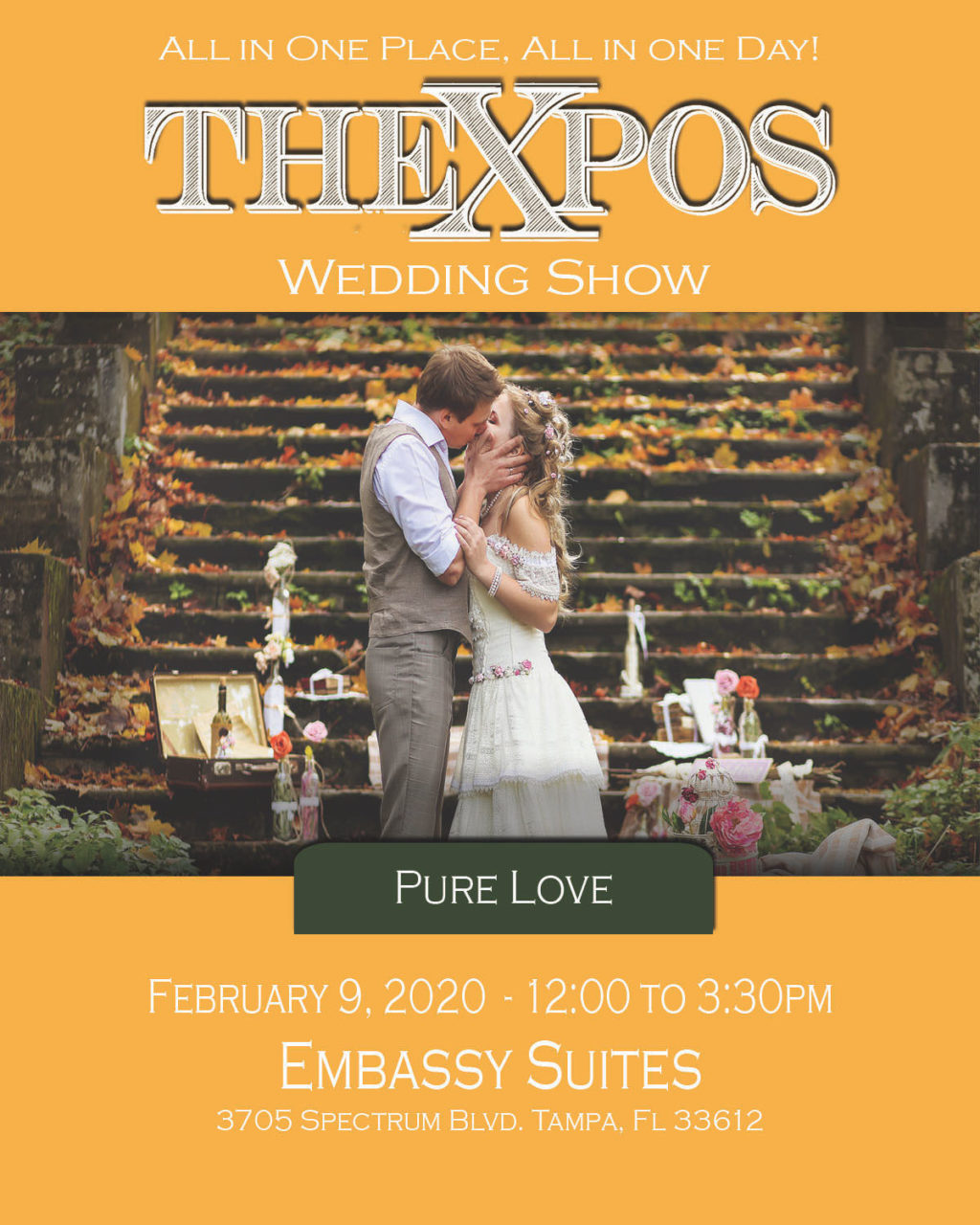 TheXpos Tampa Bay Bridal Show 2020 | Embassy Suites Tampa USF February 9, 2020
