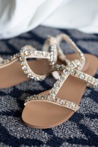 Rhinestone Open Toe Wedding Shoe Sandals